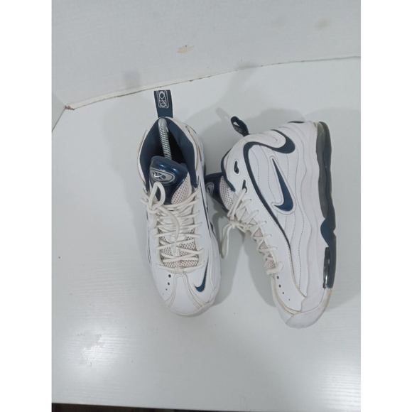 Nike Mens Air Total Max Uptempo Men 9 White Navy Shoes Sneakers SCZ2198-100 - Picture 4 of 16